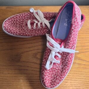 Keds x Taylor Swift Champion Sunglasses Red Canvas Sneakers Size 10